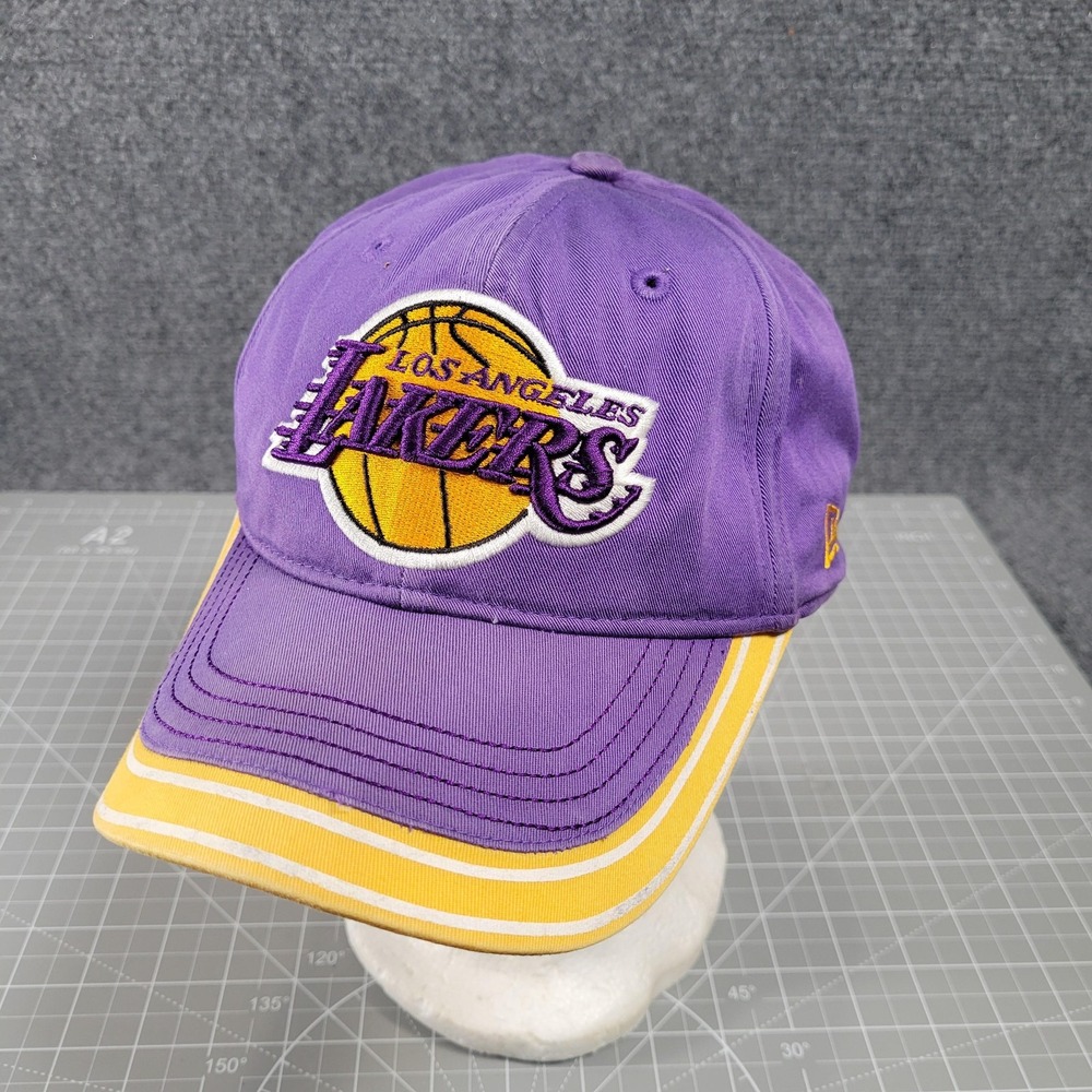 Los Angeles Lakers Hat Cap Strap Back One Size NBA Basketball New Era